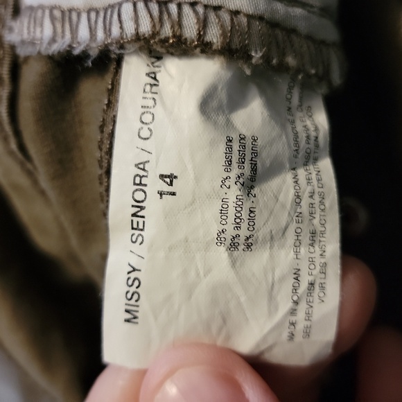 Bandolino size 14 MISSY light brown pants. Style name AMY. Stretchy material - Picture 9 of 11